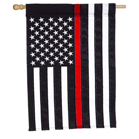Thin Red Line American House Flag