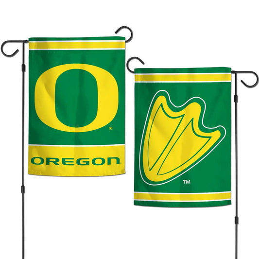 12.5"x18" University of Oregon Ducks 2-Sided Garden Flag; Polyester