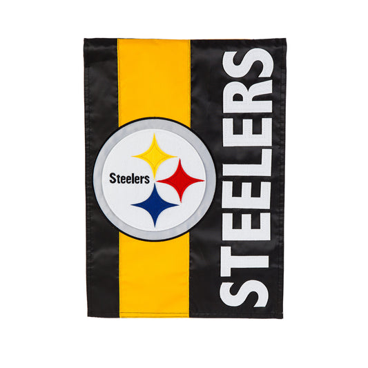 12.5"x18" Pittsburgh Steelers Double-Sided Garden Flag