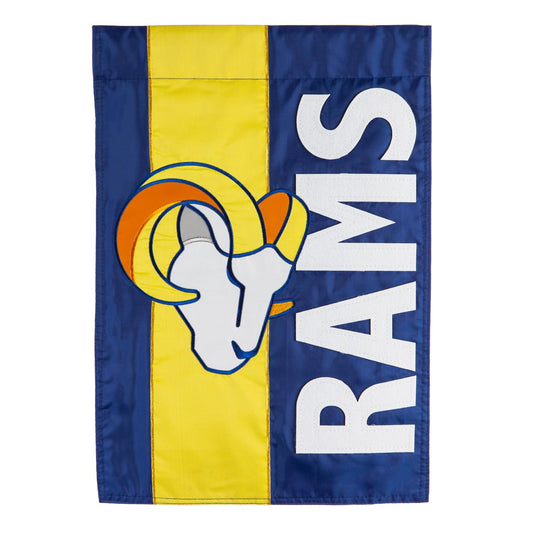 12.5"x18" Los Angeles Rams Double-Sided Garden Flag