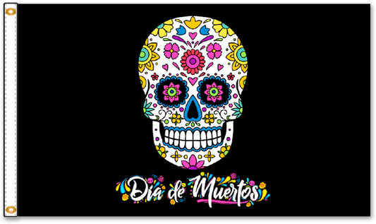 3x5 Dia de Muertos Outdoor Flag