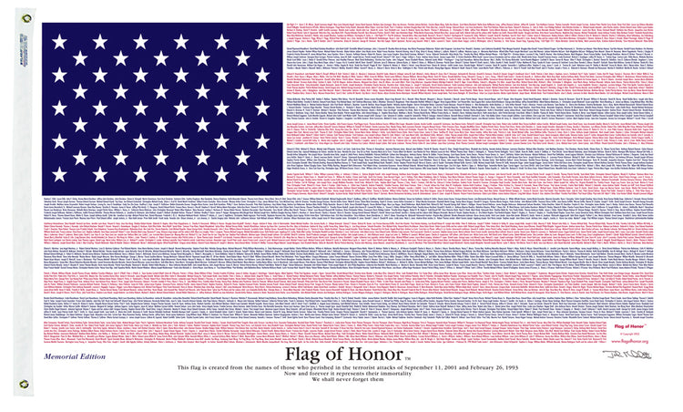3x5 Flag of Honor Memorial Edition Poly-Cotton Flag