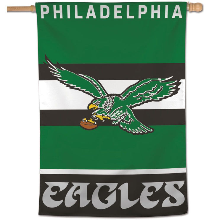 28"x40" Philadelphia Eagles Retro House Flag; Polyester