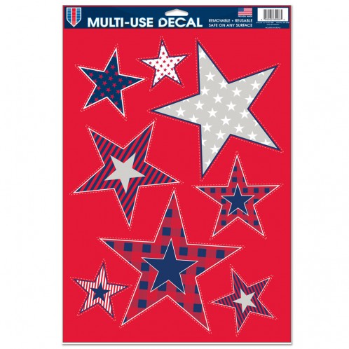 Patriotic Stars Multi-Use Decal Set