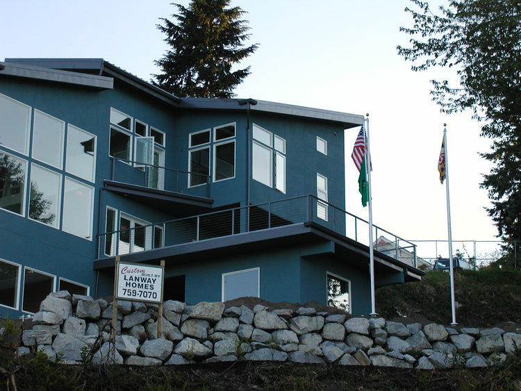 20' 1-Piece External Halyard Aluminum Flagpole - 22'x2"x3"x.125"