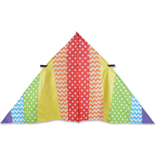 Pattern Rainbow Delta Kite