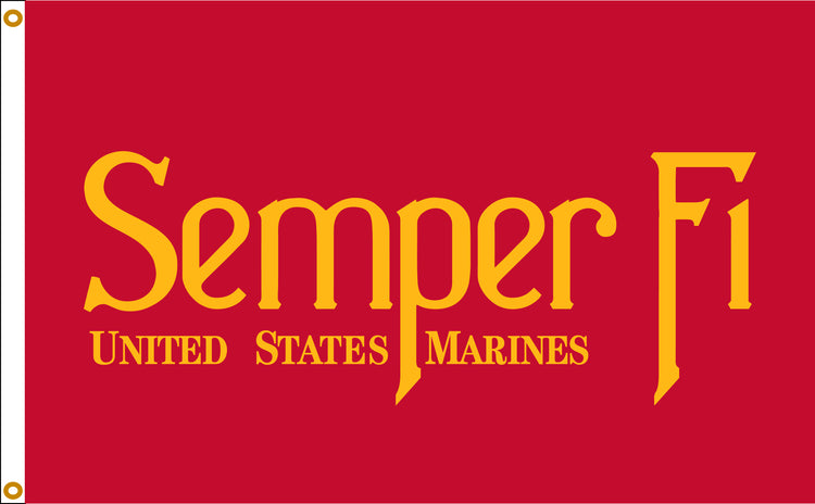 3x5 US Marine Corps Semper Fi Outdoor Nylon Flag