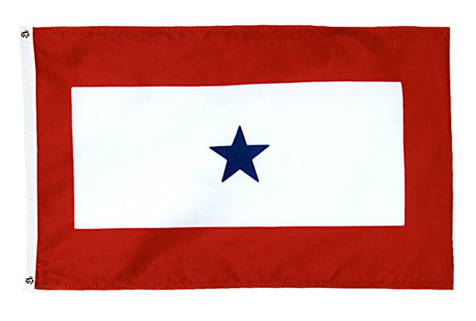 3x5 1 Star Service Outdoor Flag