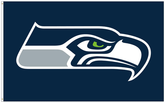 5x8 Seattle Seahawks Team Flag; Polyester H&G