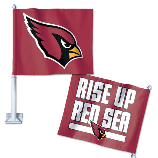 11.75"x14" Arizona Cardinals Car Flag