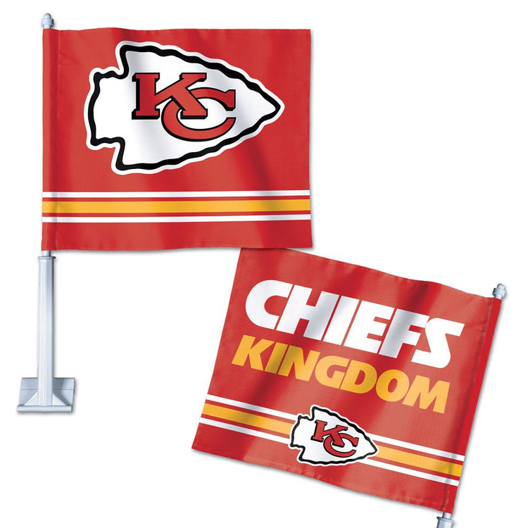11.75"x14" Kansas City Chiefs Team Car Flag