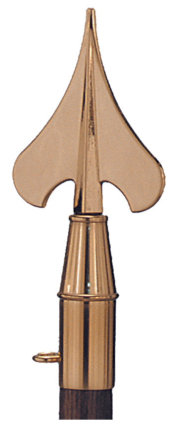 7" Solid Brass Army Spear Ornament