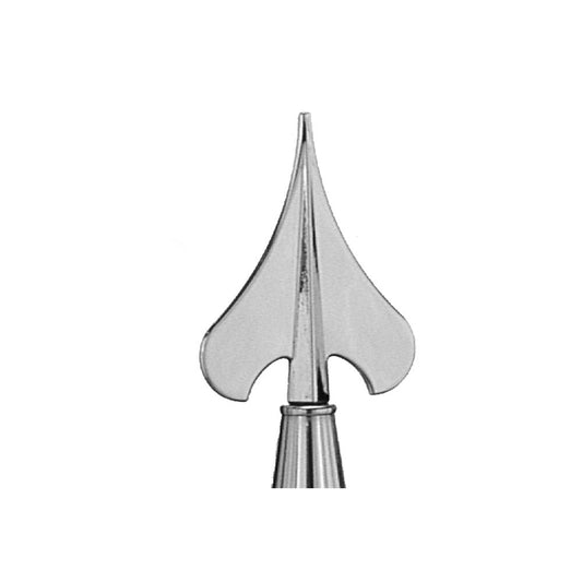 7" Chrome Plated Metal Army Spear Ornament