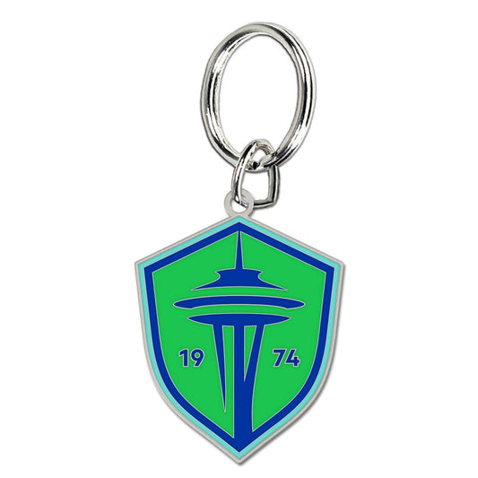 Seattle Sounders Cloisonne Metal Key Ring