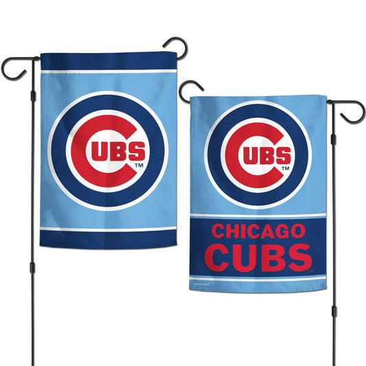 12.5"x18" Chicago Cubs Double-Sided Garden Flag