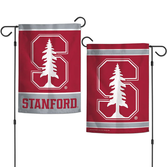 12.5"x18" Stanford University 2-Sided Garden Flag; Polyester