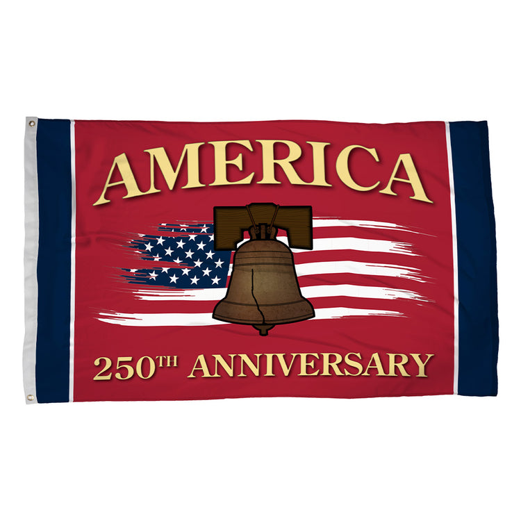 3x5 America 250 Liberty Bell Outdoor Nylon Flag