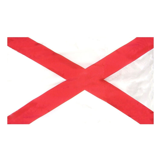 3x5 Alabama State Indoor Flag with Polehem Sleeve
