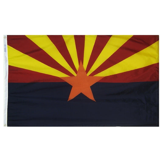 8'x12' Arizona State Outdoor Nylon Flag
