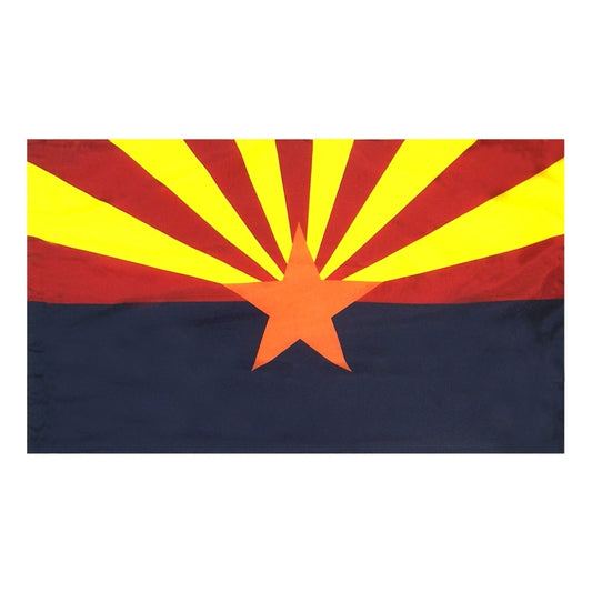 3x5 Arizona State Indoor Flag with Polehem Sleeve