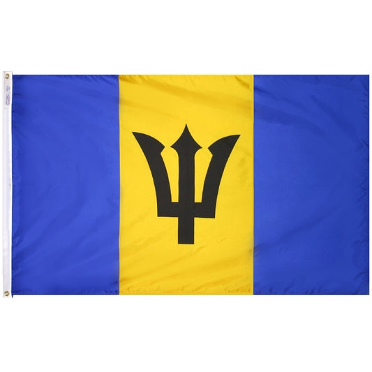 12"x18" Barbados Outdoor Nylon Flag