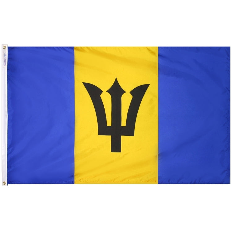 12"x18" Barbados Outdoor Nylon Flag