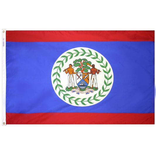 12"x18" Belize Outdoor Nylon Flag