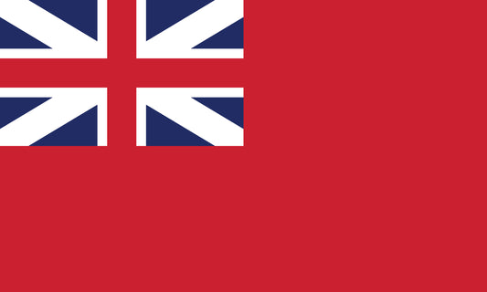 12"x18" British Red Ensign Nylon Flag