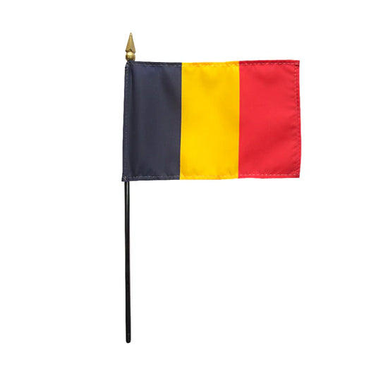 4"x6" Chad Poly-Silk Handheld Stick Flag