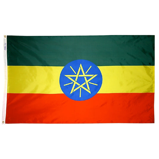 2x3 Ethiopia Outdoor Nylon Flag