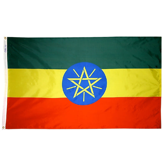 2x3 Ethiopia Outdoor Nylon Flag
