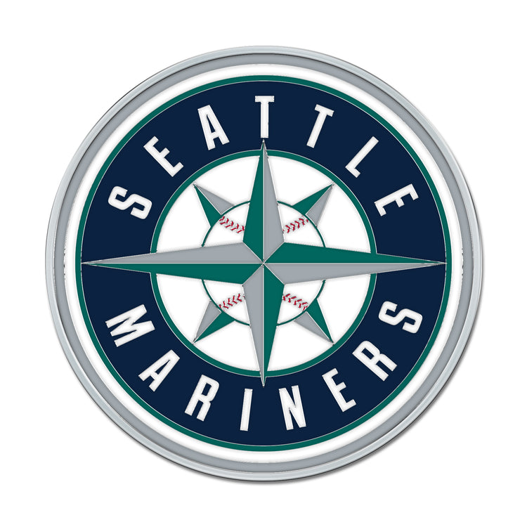 Seattle Mariners Chrome Premium Auto Emblem