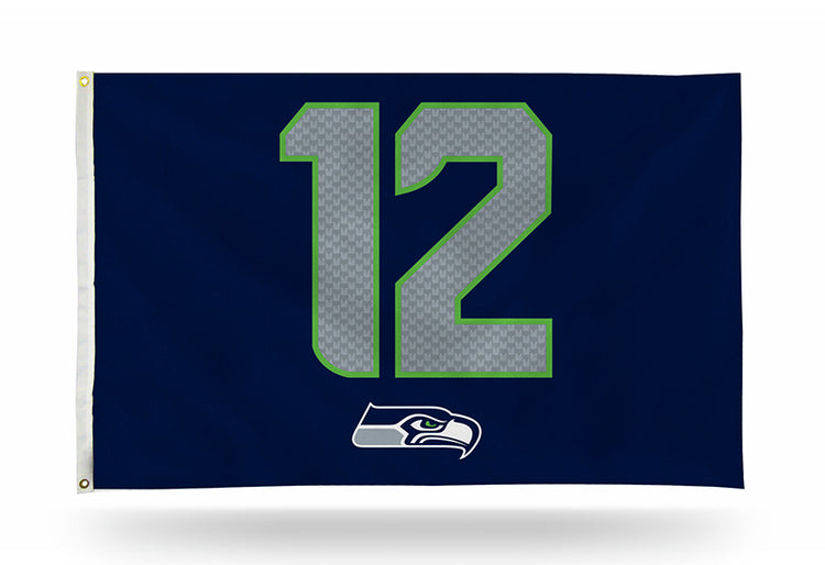 3x5 Seattle Seahawks 12 Outdoor Flag