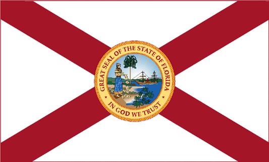 8'x12' Florida State Outdoor Nylon Flag