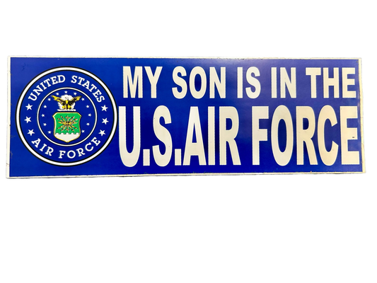 3"x9" My Son is in the US Air Force Bumper Sticker