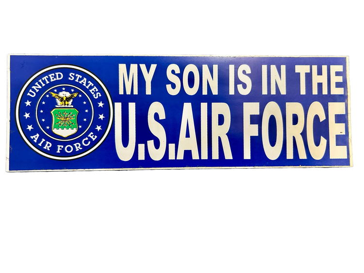 3"x9" My Son is in the US Air Force Bumper Sticker
