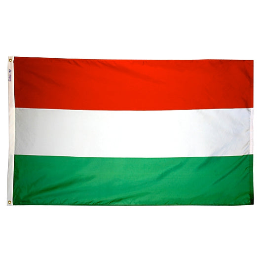 12"x18" Hungary Outdoor Nylon Flag