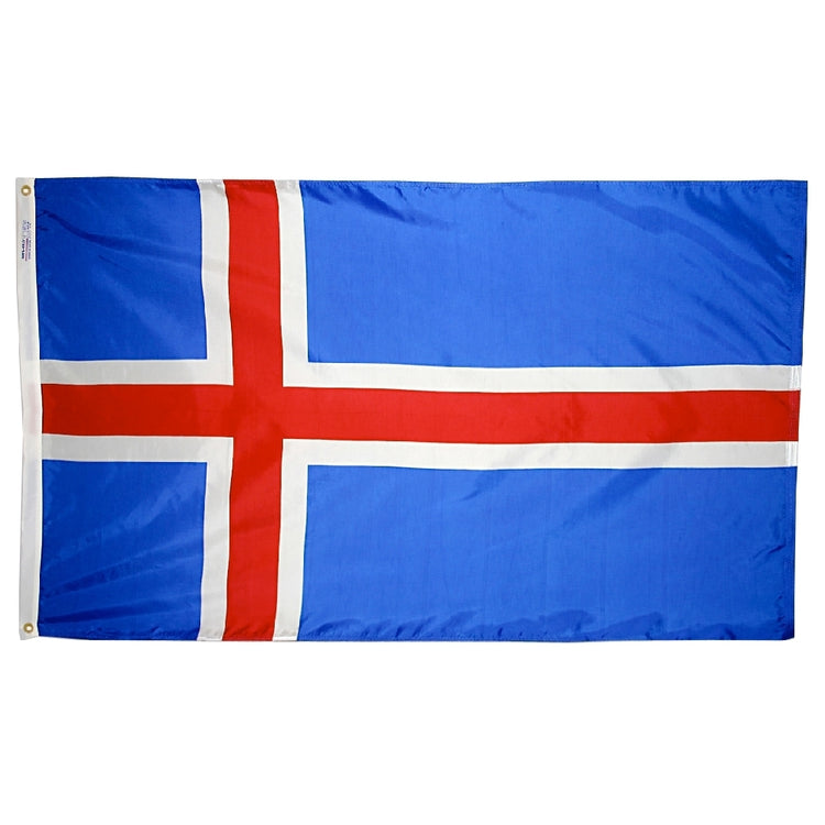 3x5 Iceland Outdoor Nylon Flag