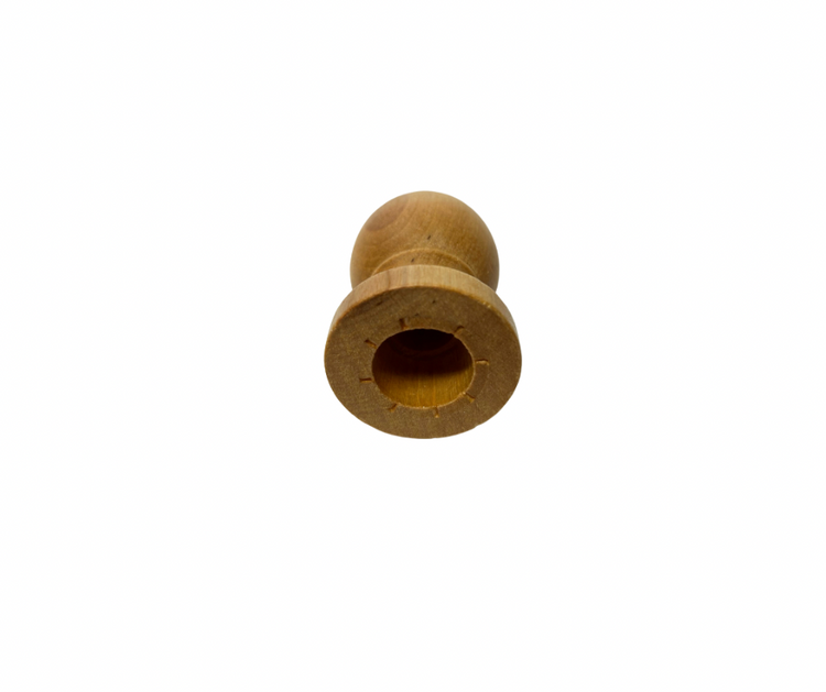 2" Slip Fit Wood Ball to fit 1" Pole