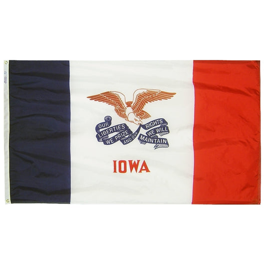 8'x12' Iowa State Outdoor Nylon Flag