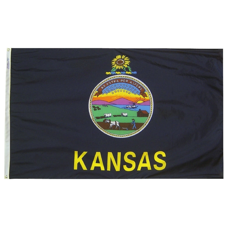 12'x18' Kansas State Outdoor Nylon Flag