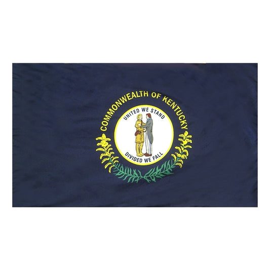 3x5 Kentucky State Indoor Flag with Polehem Sleeve