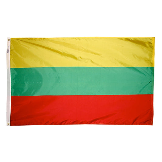 12"x18" Lithuania Outdoor Nylon Flag