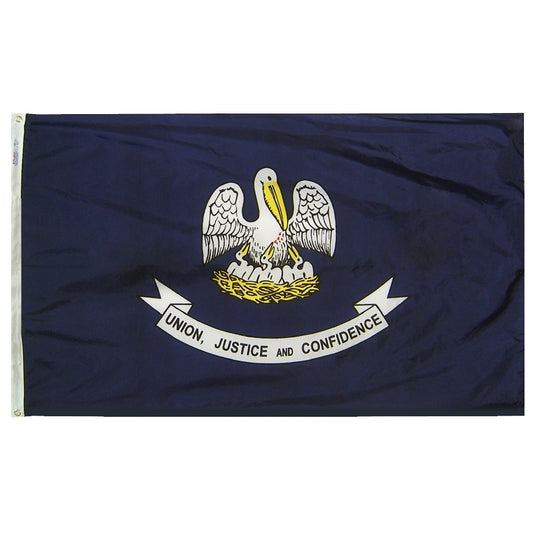 8'x12' Louisiana State Outdoor Nylon Flag