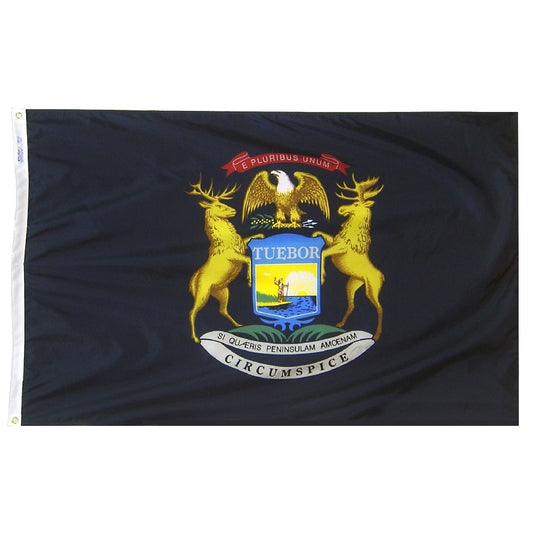 8'x12' Michigan State Outdoor Nylon Flag