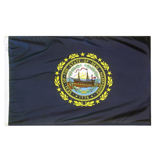 8'x12' New Hampshire State Outdoor Nylon Flag