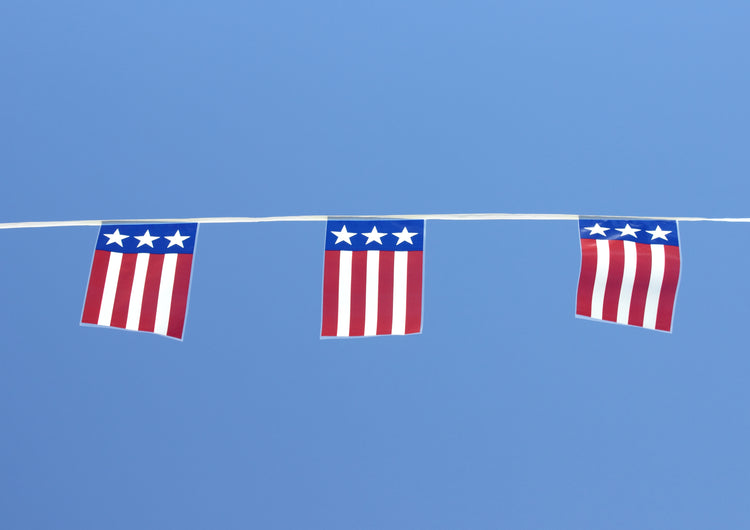9"x12" Yankee Doodle Pennant String - 60'