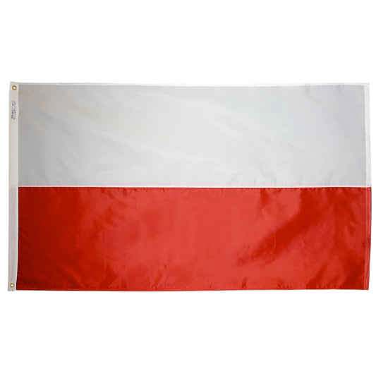 12"x18" Poland Outdoor Nylon Flag
