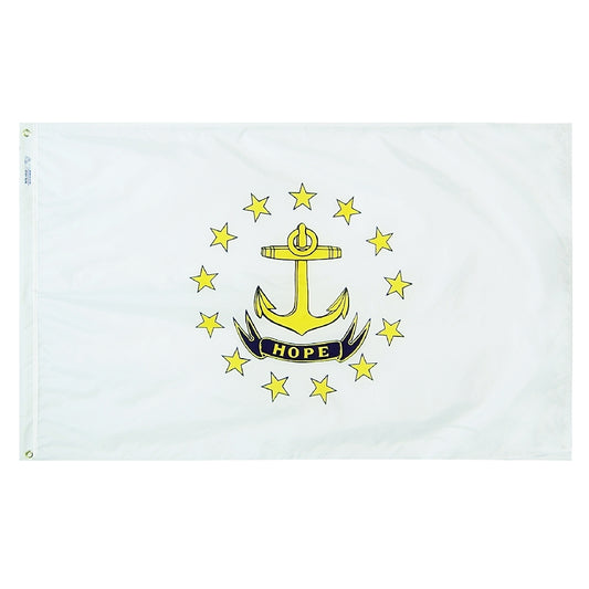12"x18" Rhode Island State Outdoor Nylon Flag