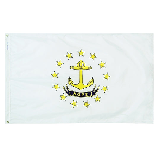 8'x12' Rhode Island State Outdoor Nylon Flag